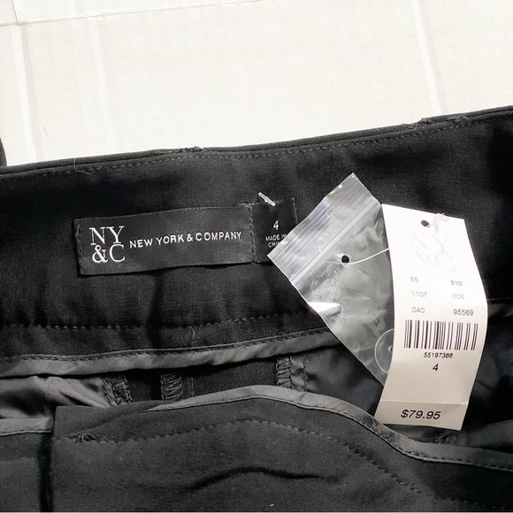 ✨NEW!✨ NEW YORK & COMPANY Women’s Buckle Front Pant - Size 4 - Picture 4 of 8
